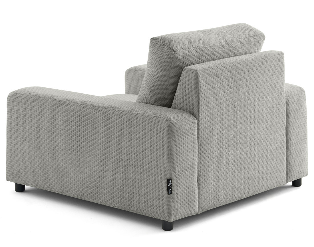 Fauteuil en velours texturé Pivoine