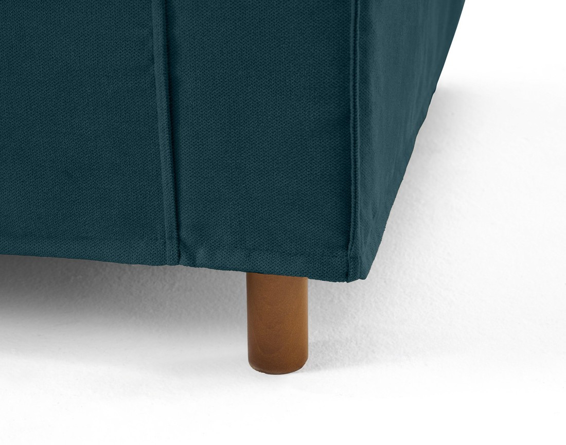 Canapé déhoussable d'angle gauche 5 places en tissu Jake