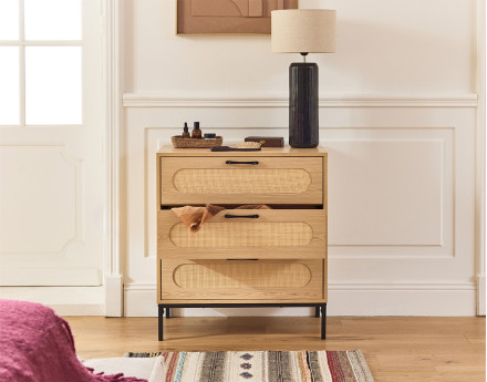 Nagato - commode - bois - 70 cm Bestmobilier