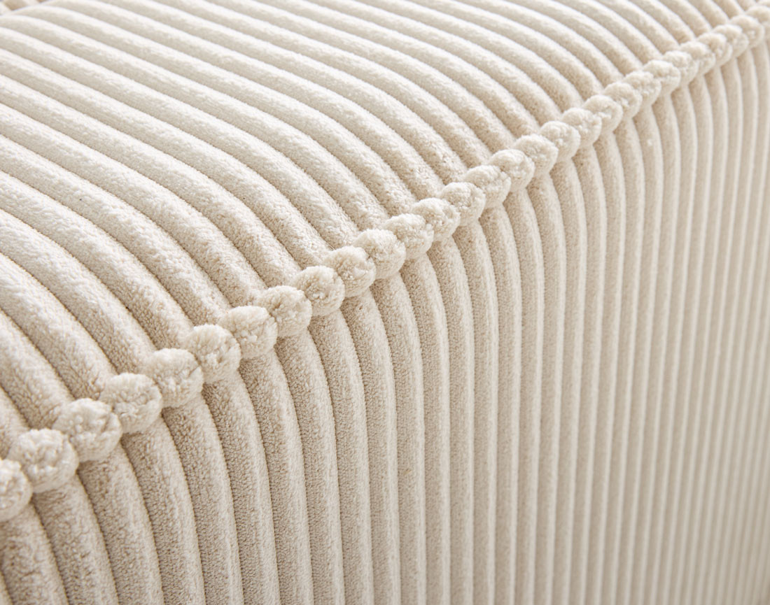 Lit coffre 160x200 cm sommier inclus en velours côtelé Stella