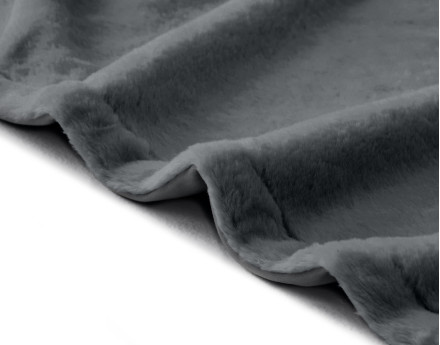 Plaid 200x140 cm en fausse fourrure et velours Venus