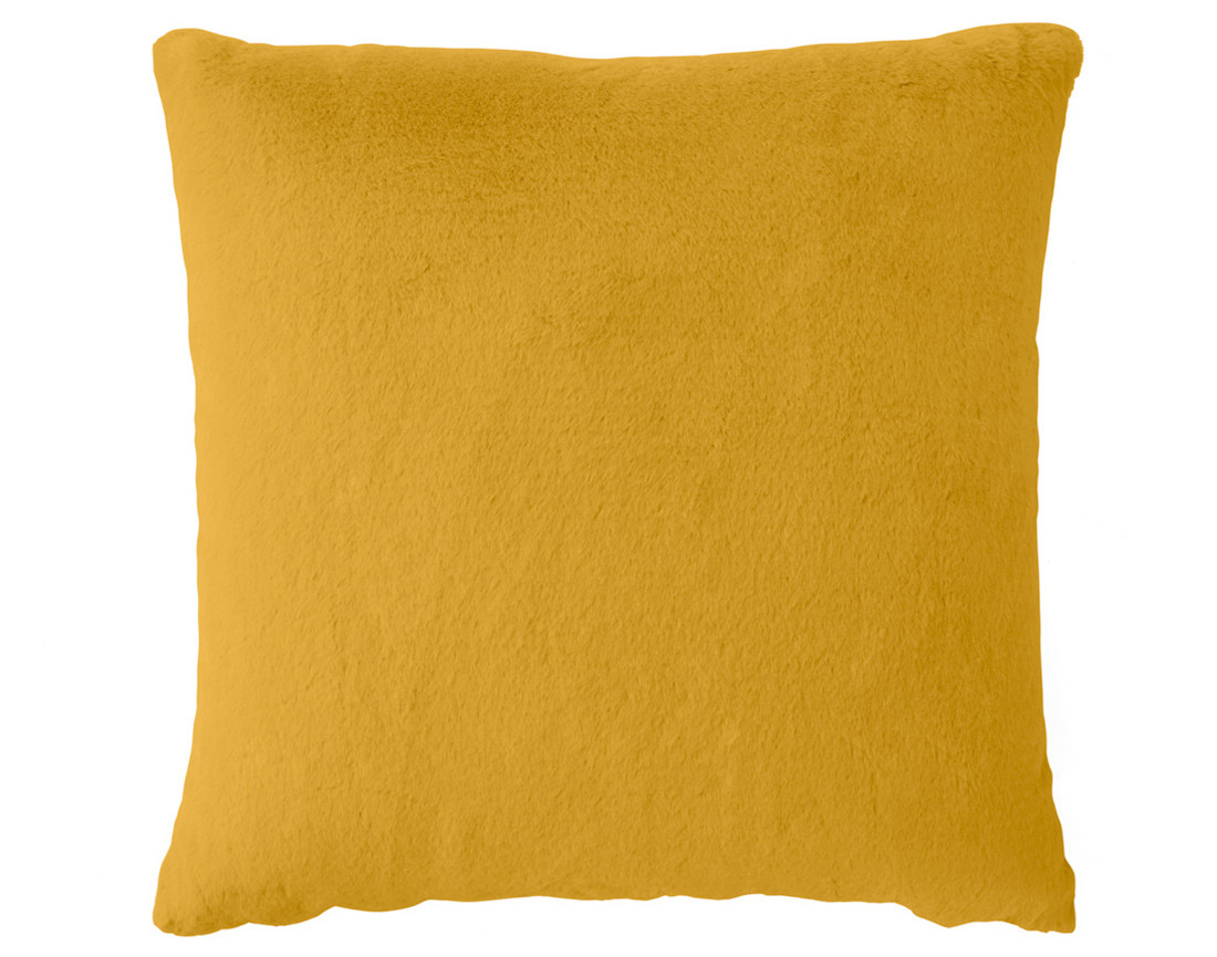 Coussin en fausse fourrure 60x60 cm Oscar