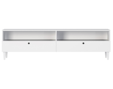 Meuble TV blanc 200 cm Gaby