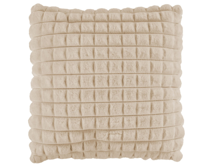 Coussin en fausse fourrure...