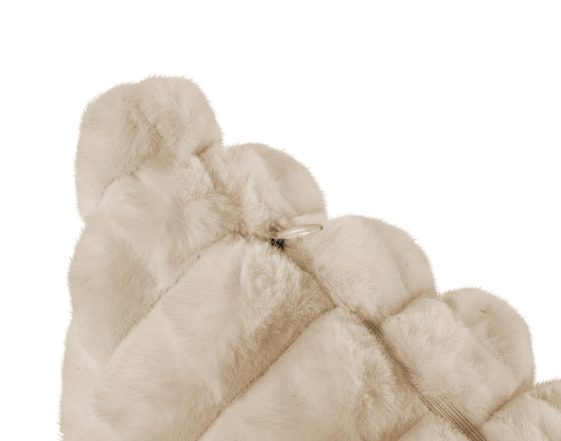 Coussin en fausse fourrure 45x45 cm Sweety