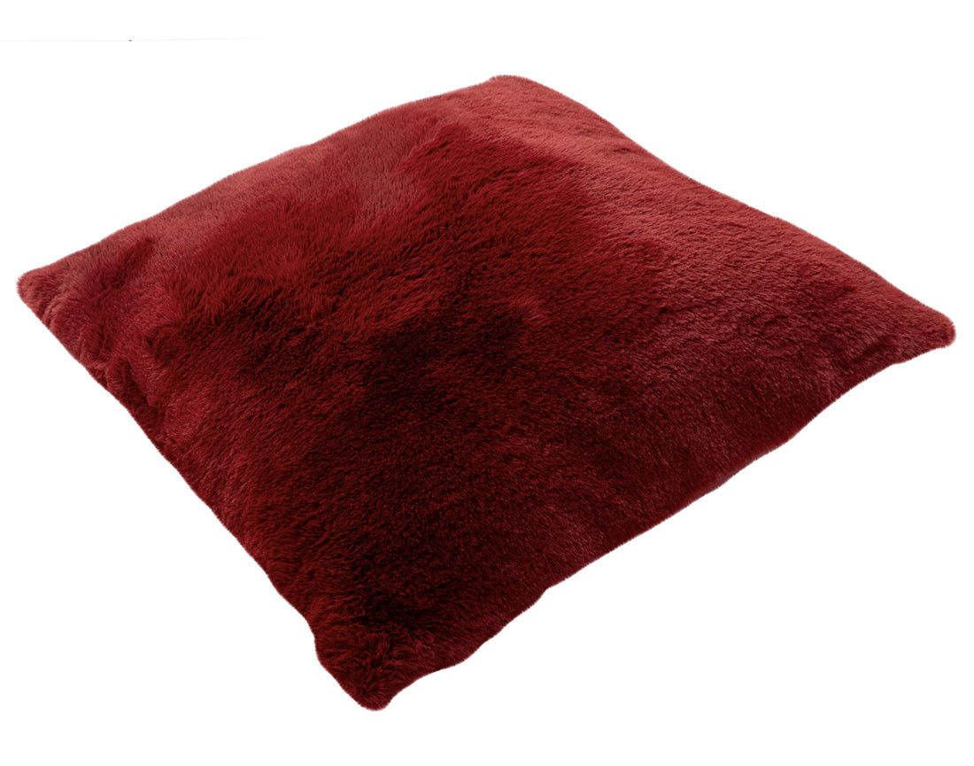 Coussin en fausse fourrure 48x48 cm Joy