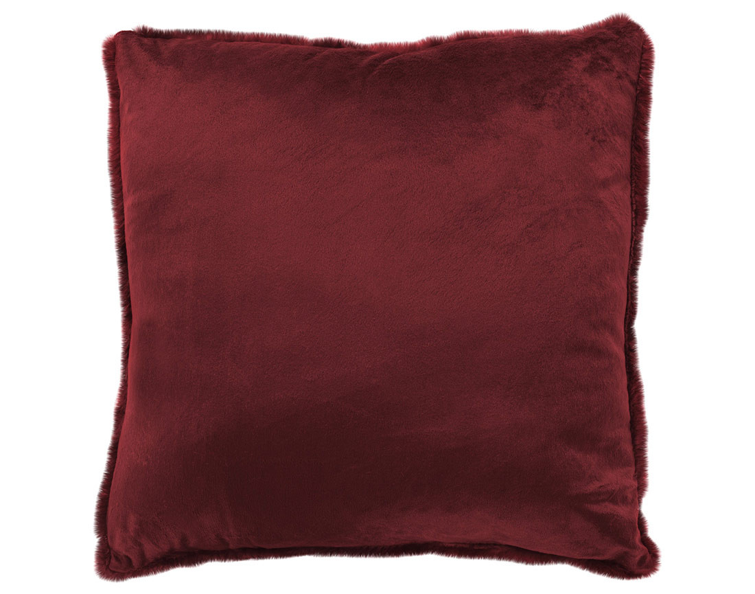 Coussin en fausse fourrure 48x48 cm Joy