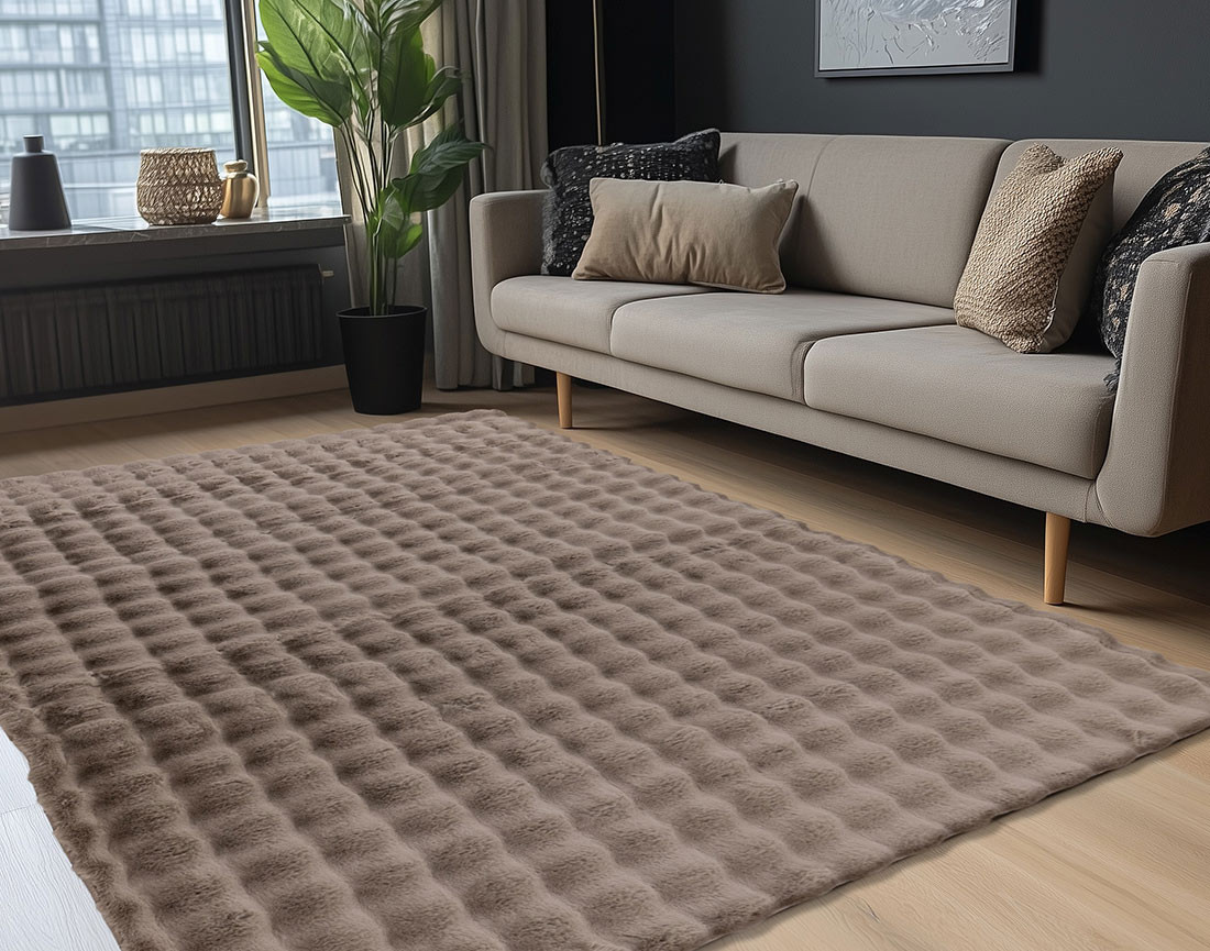Tapis 160x230 cm en fausse fourrure Sweety