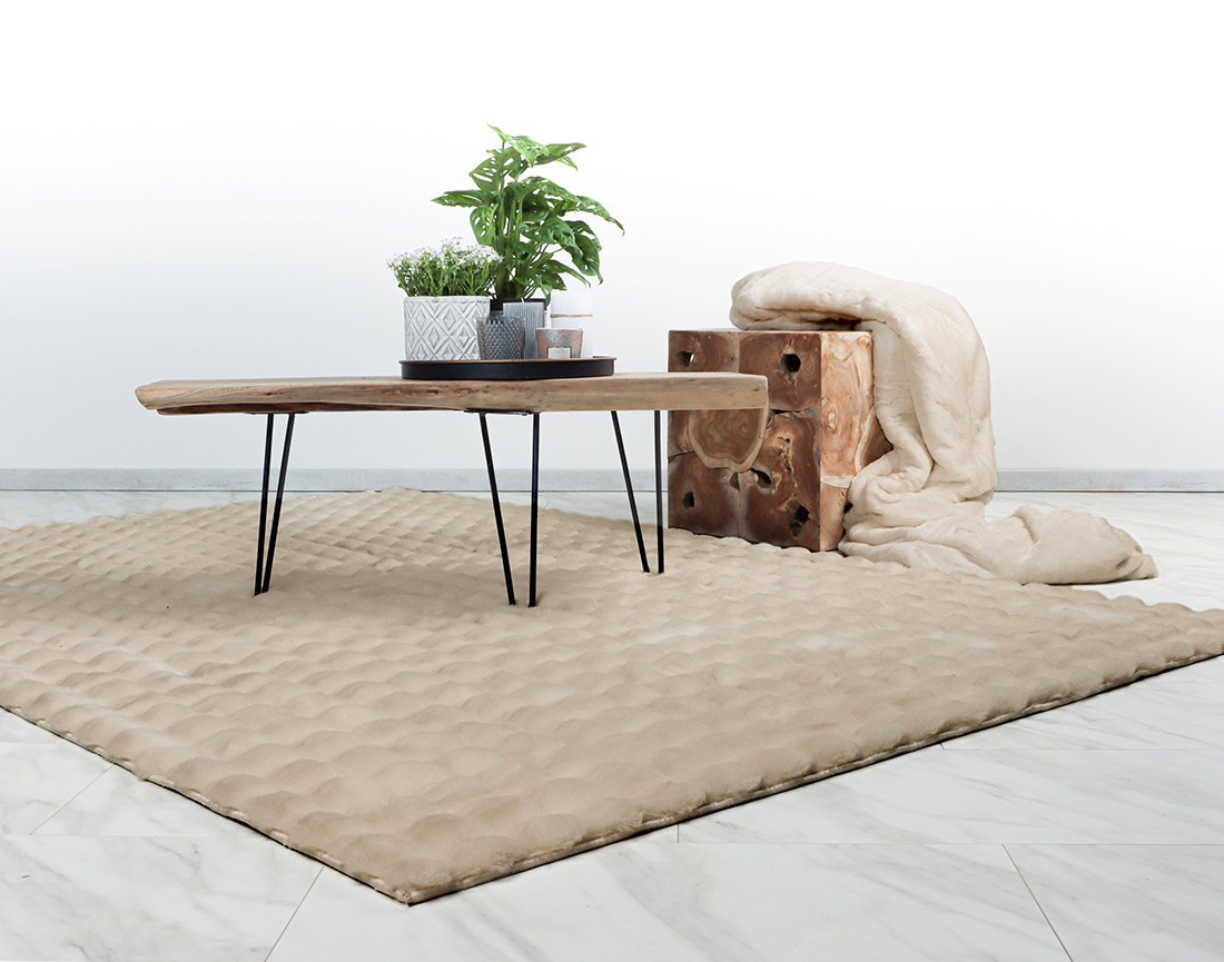 Tapis 200x290 cm en fausse fourrure Sweety