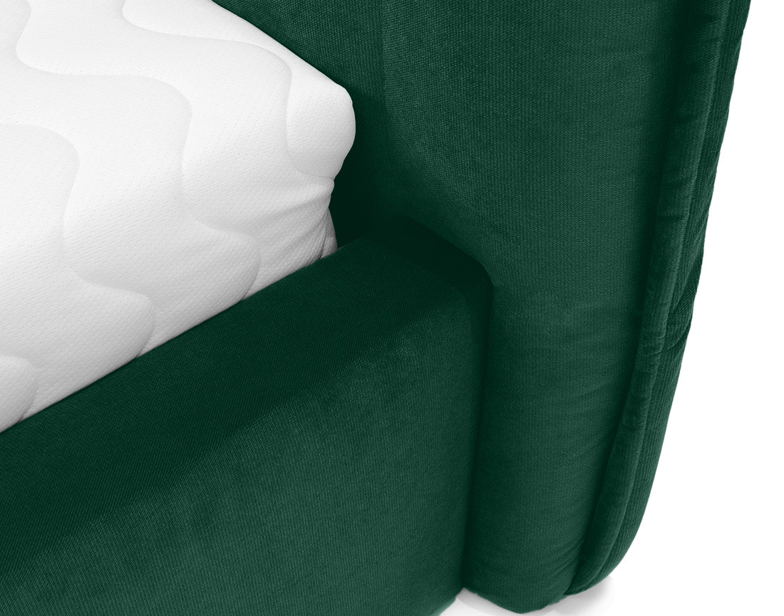 Lit coffre 140x200 cm en velours Esmee