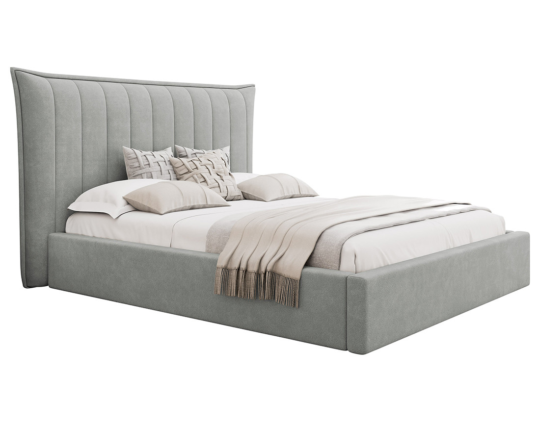 Lit coffre 140x200 cm en velours Esmee