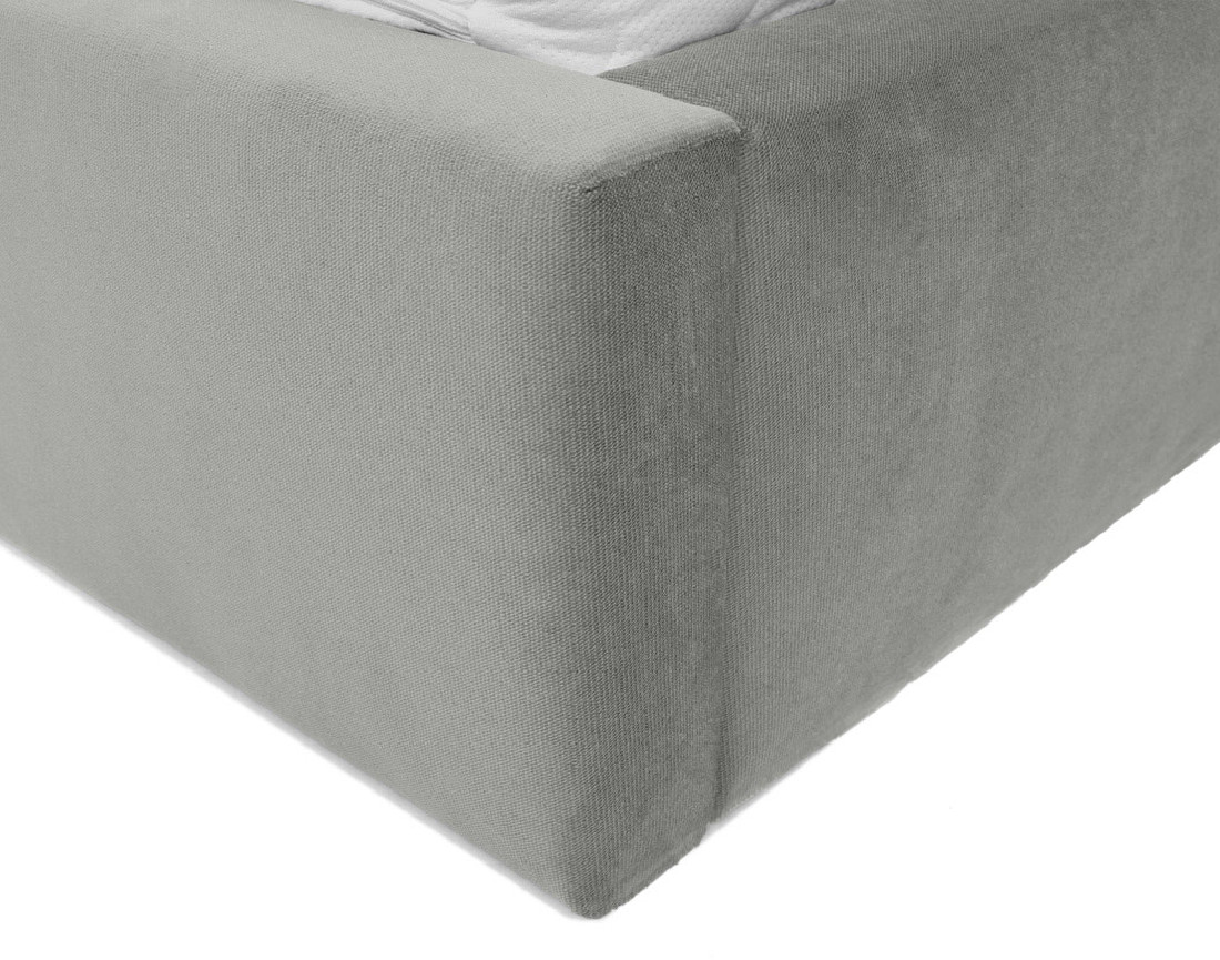 Lit coffre 140x200 cm en velours Esmee