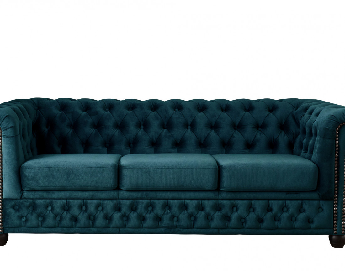 Canapé Chesterfield 3 places en velours William