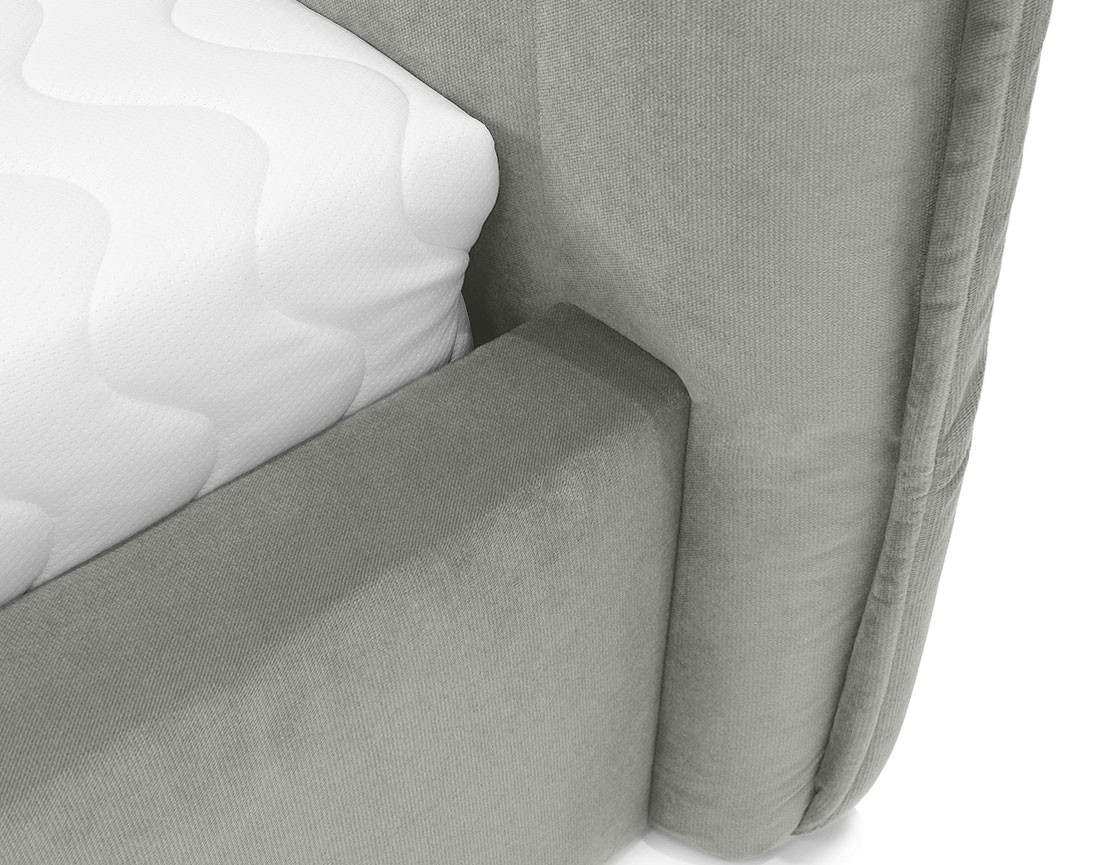 Lit coffre 160x200 cm en velours Esmee