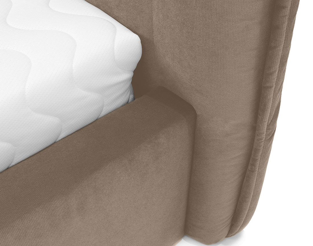 Lit coffre 180x200 cm en velours Esmee