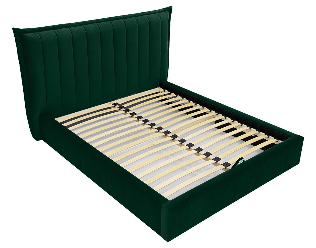 Lit coffre 180x200 cm en velours Esmee