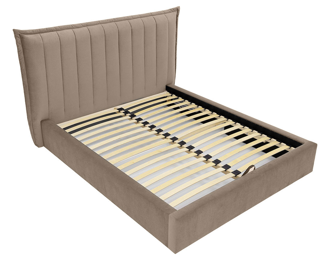 Lit coffre 180x200 cm en velours Esmee