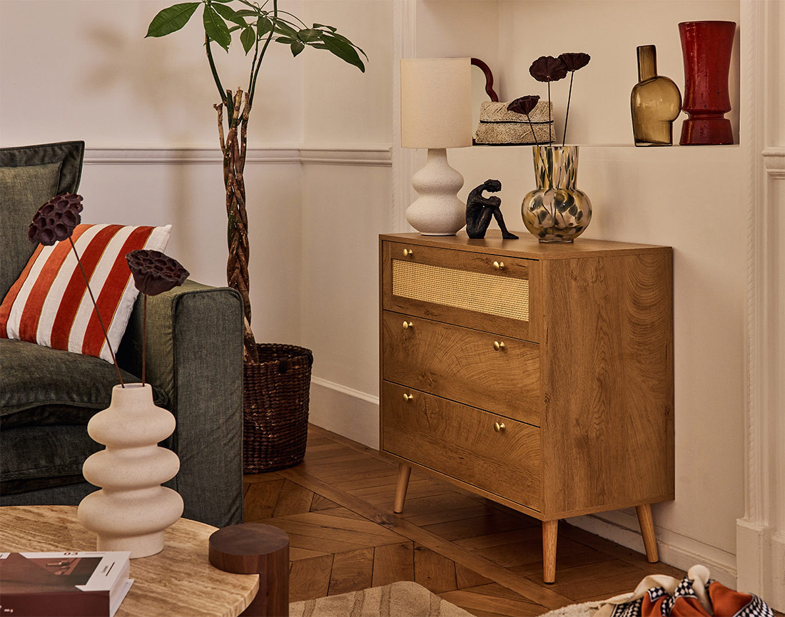 Commode bois 80 cm Goto
