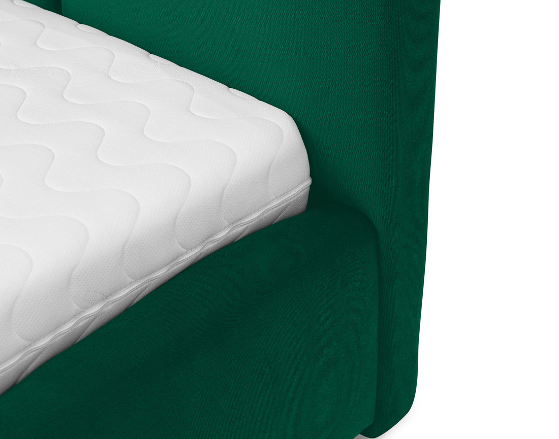 Lit coffre 140x200 cm en velours Noa