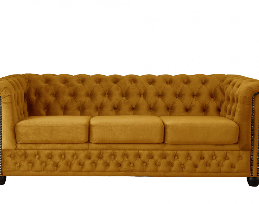 Canapé Chesterfield 3 places en velours William