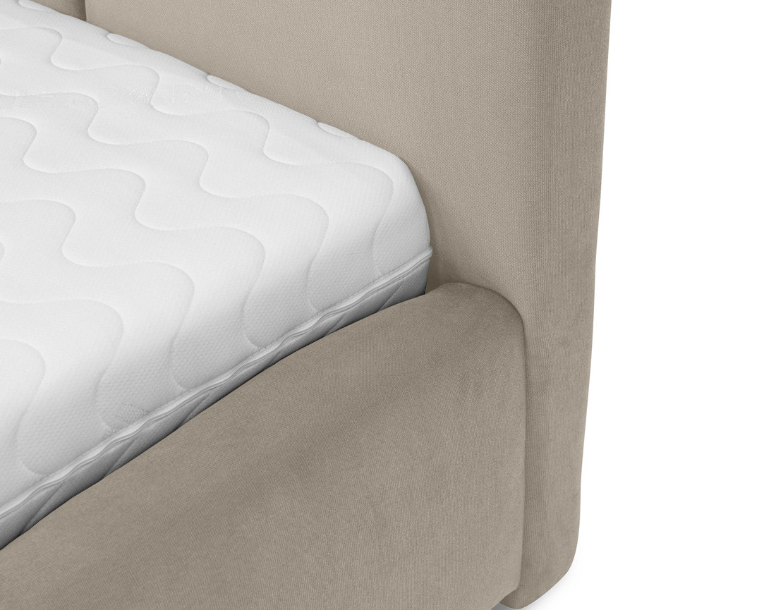 Lit coffre 140x200 cm en velours Noa