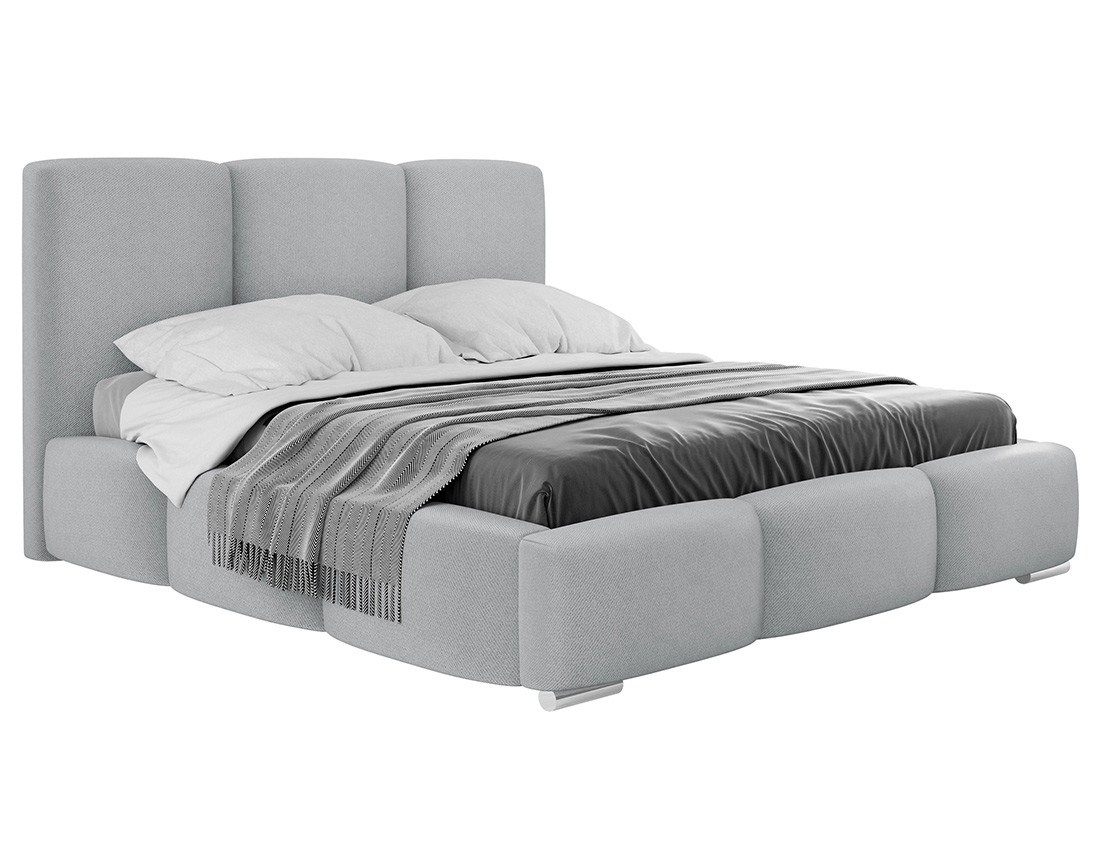 Lit coffre 140x200 cm en velours Noa