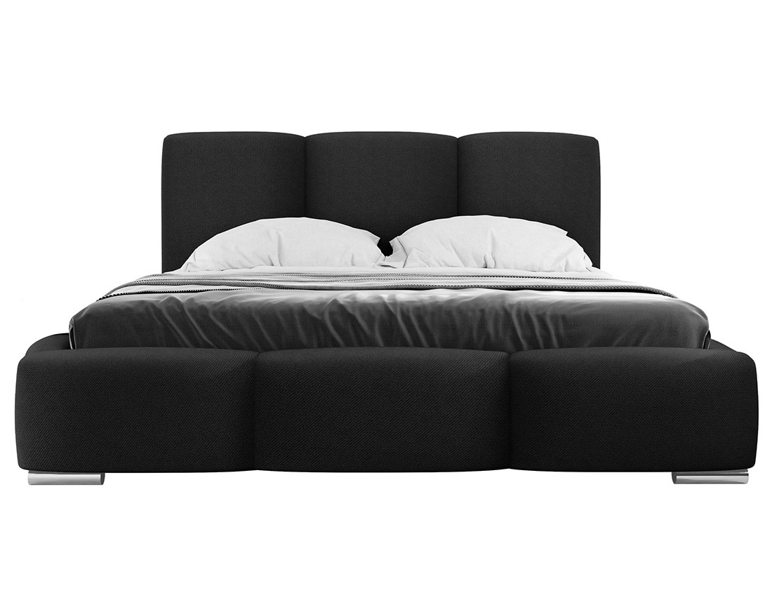 Lit coffre 160x200 cm en velours Noa