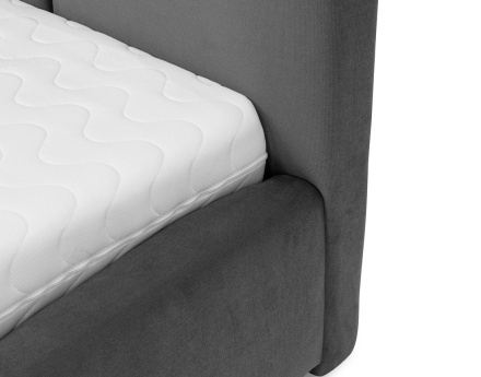 Lit coffre 160x200 cm en velours Noa