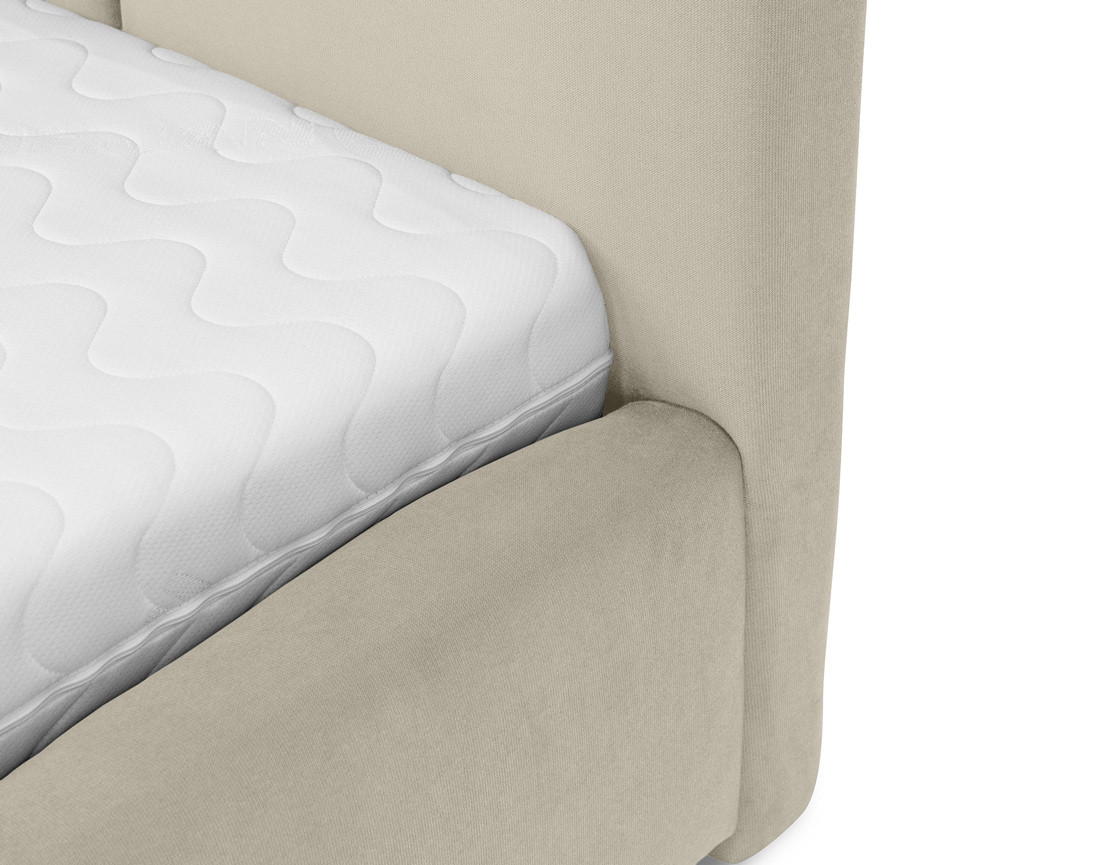 Lit coffre 160x200 cm en velours Noa