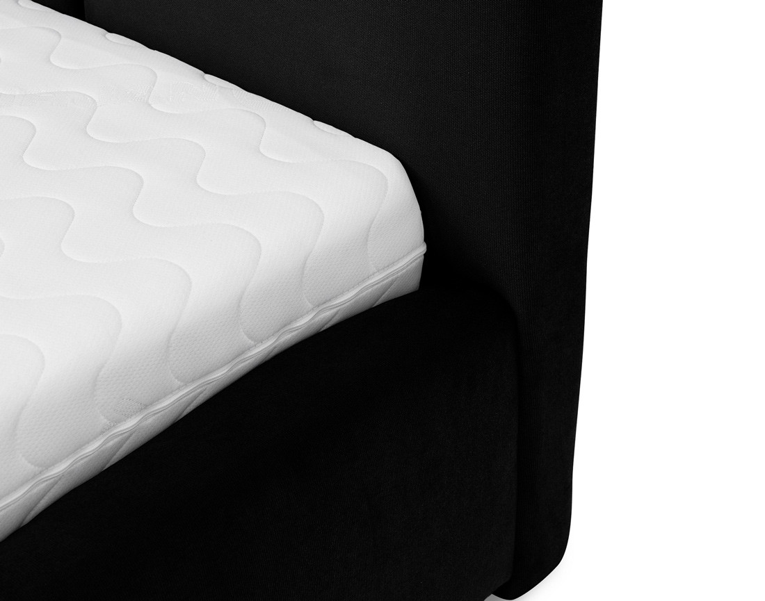 Lit coffre 180x200 cm en velours Noa