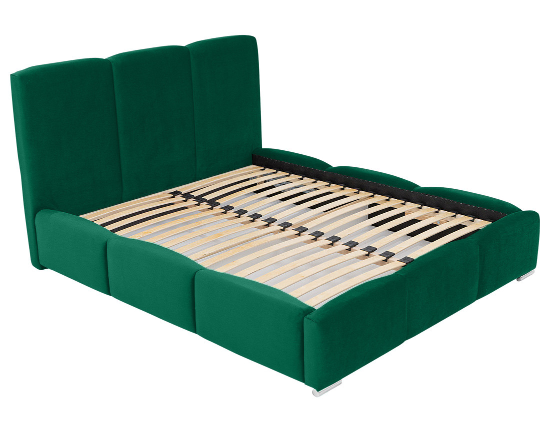 Lit coffre 180x200 cm en velours Noa