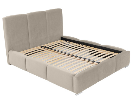 Lit coffre 180x200 cm en velours Noa