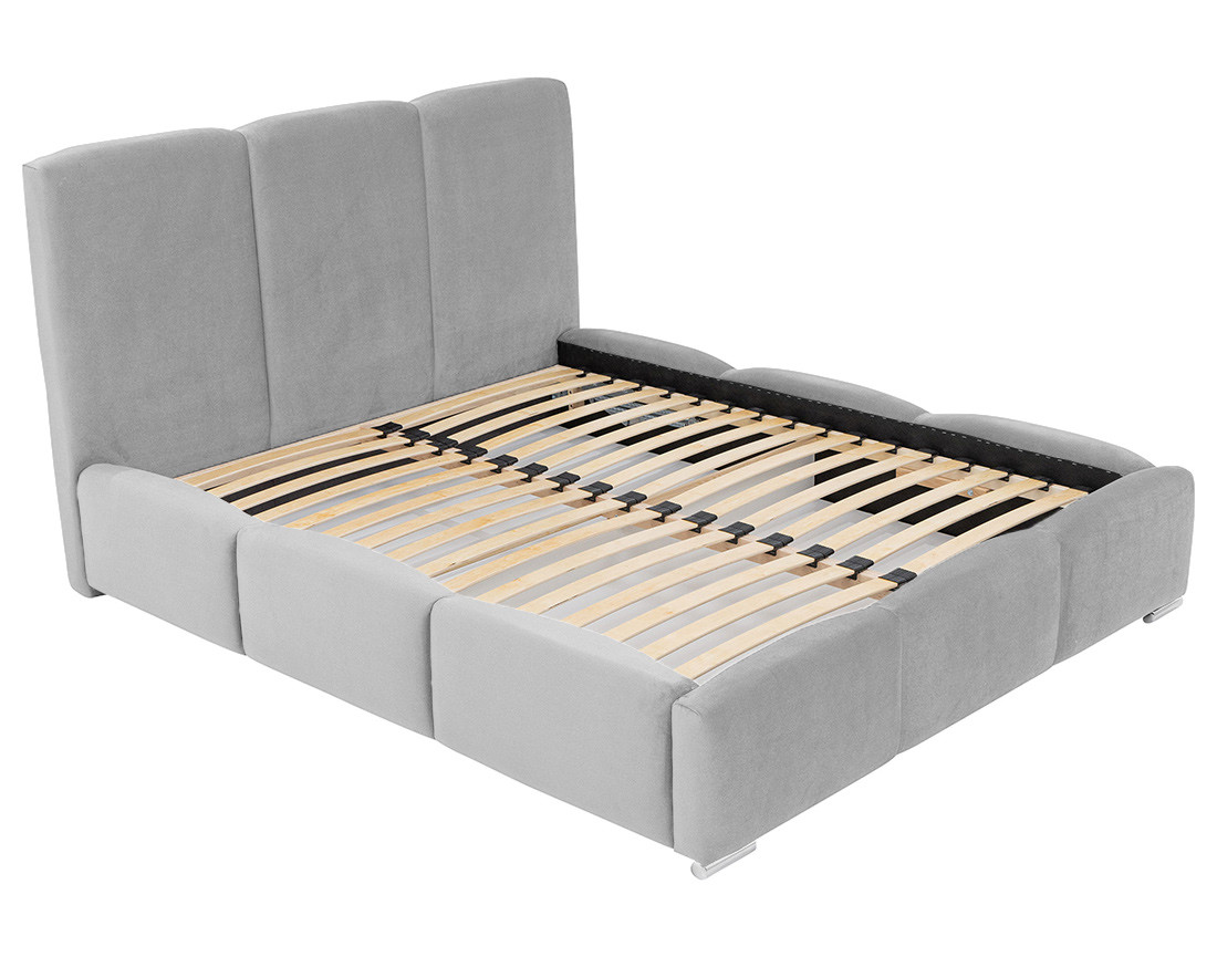 Lit coffre 180x200 cm en velours Noa