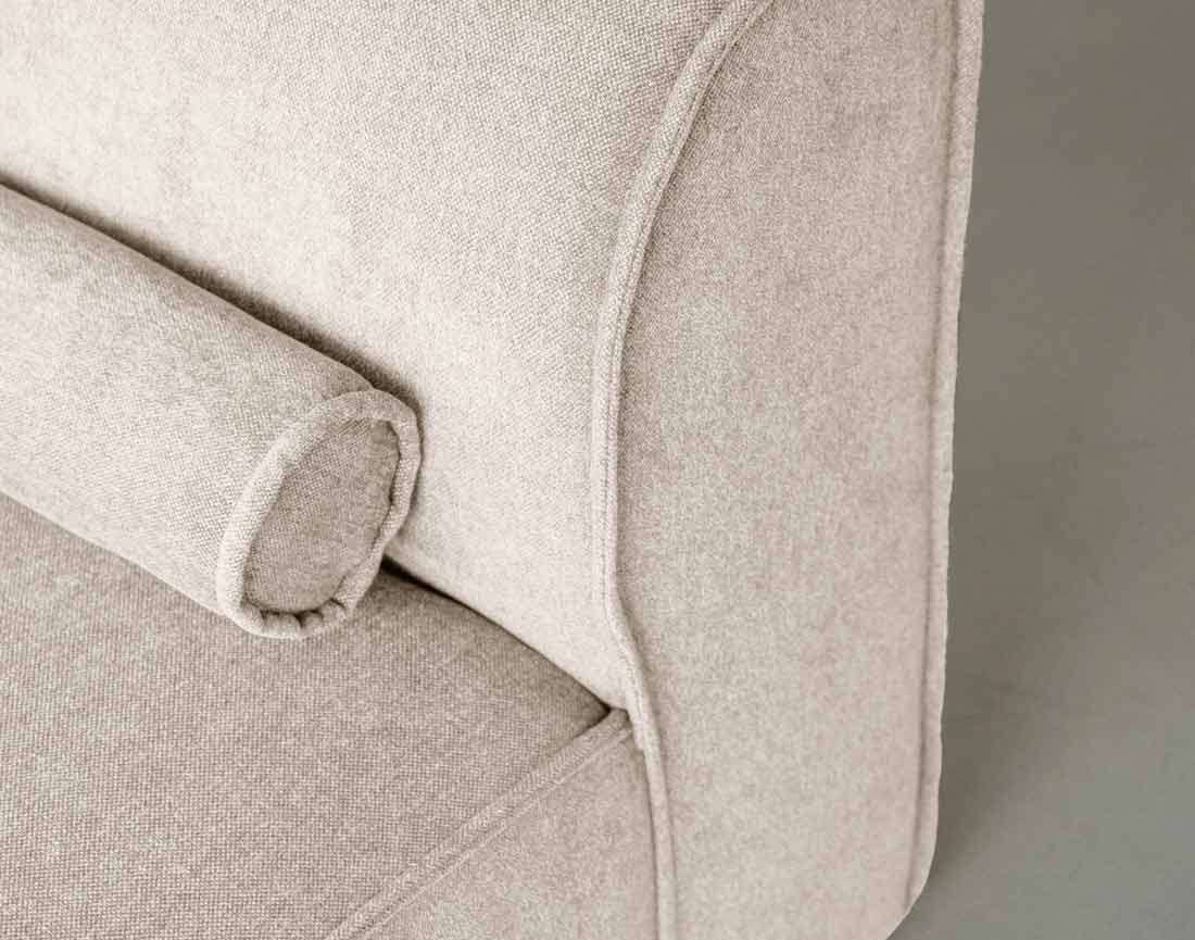 Module d'assise gauche en tissu texturé Felix
