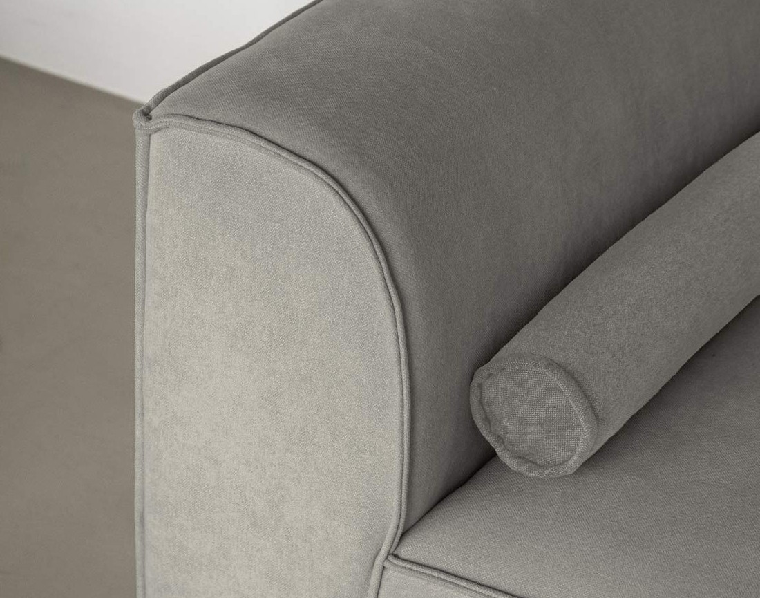Module d'assise gauche en tissu texturé Felix