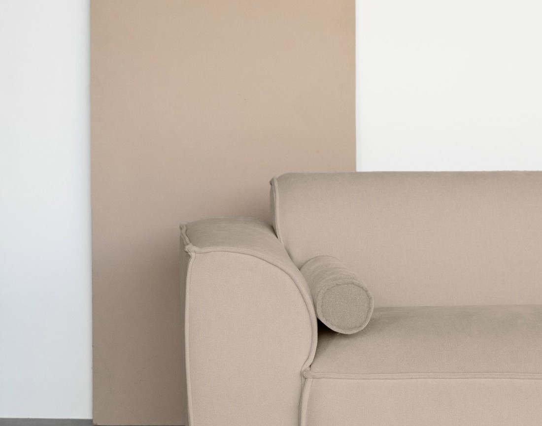 Module d'assise gauche en tissu texturé Felix