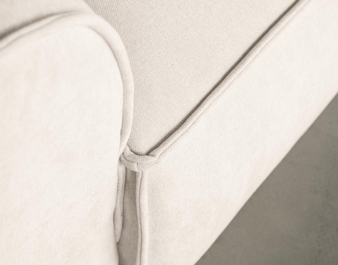 Module d'assise gauche en tissu texturé Felix