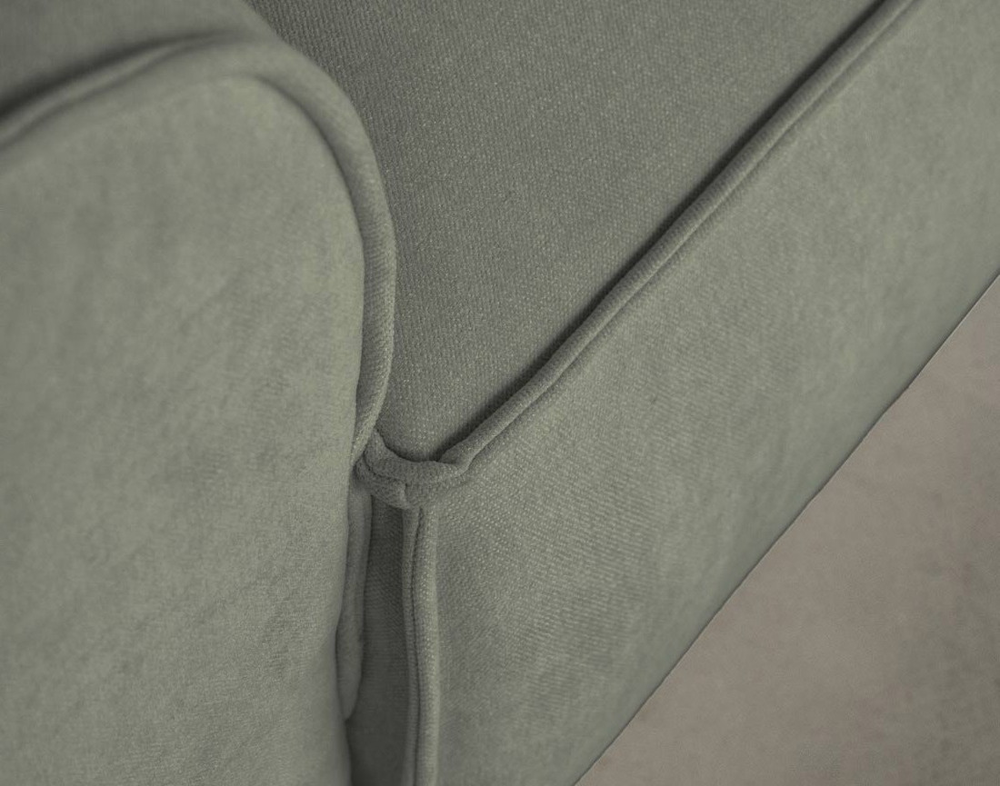 Module d'assise gauche en tissu texturé Felix