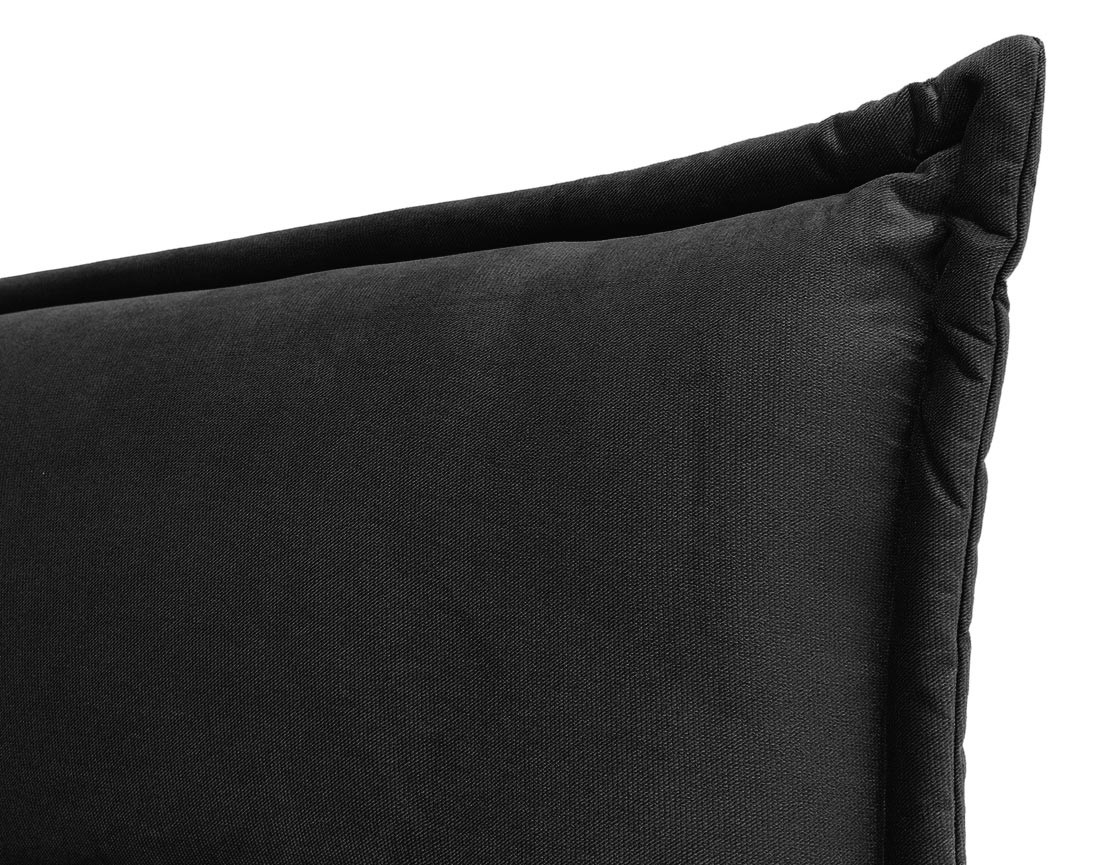 Lit coffre 140x200 cm en velours sommier inclus Emy