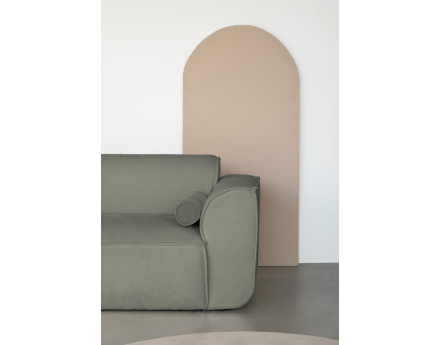 Module d'assise droit en tissu texturé Felix