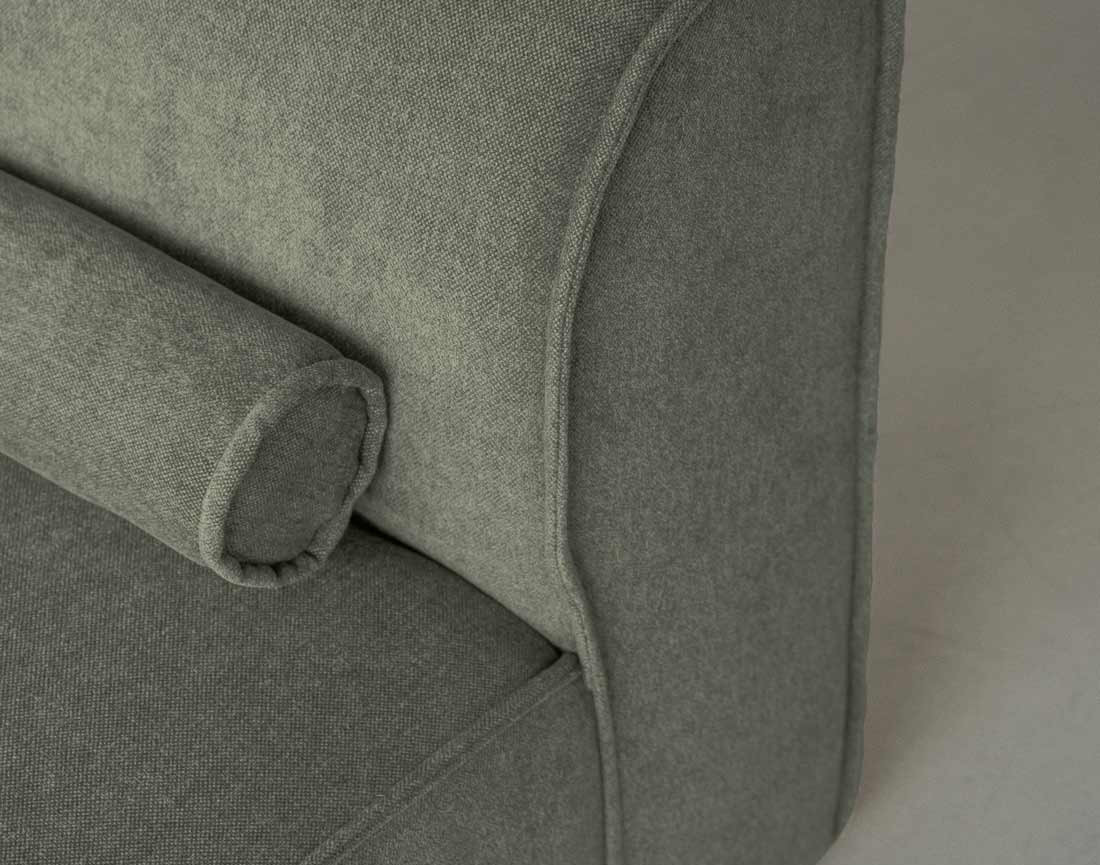 Module d'assise gauche en tissu texturé Felix