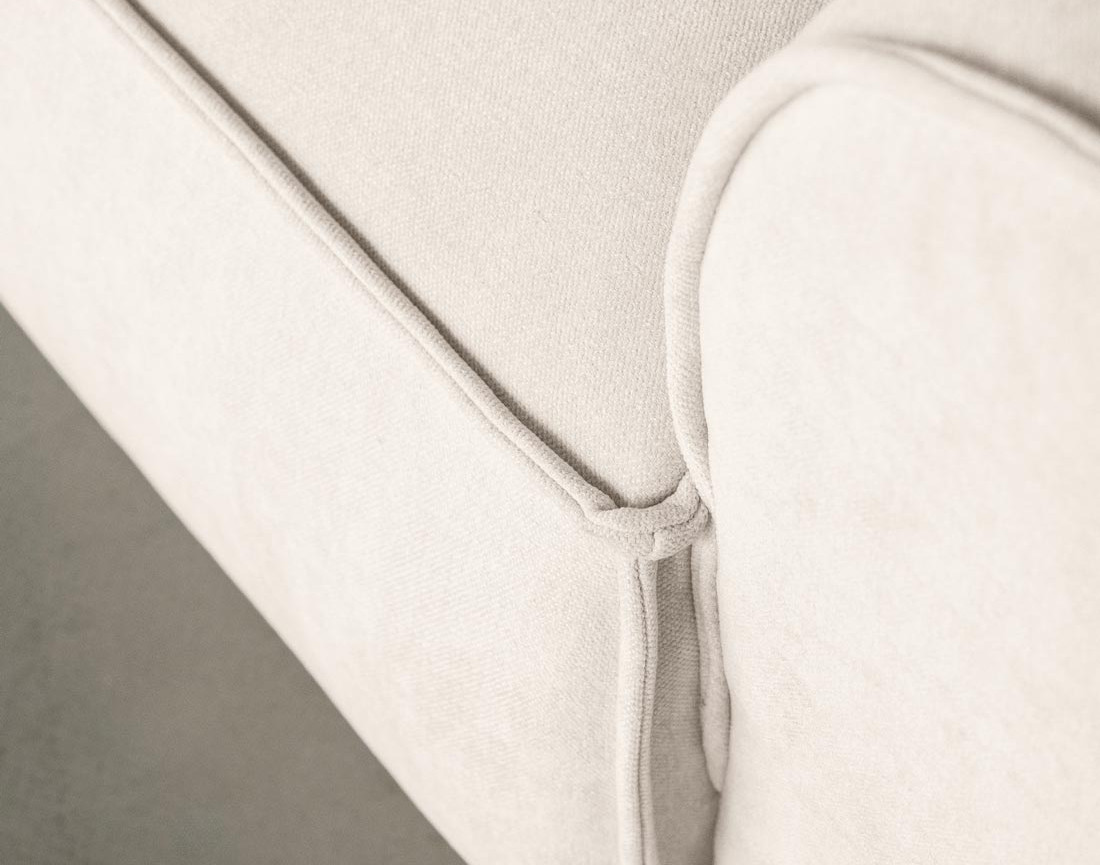 Module d'assise d'angle réversible en tissu texturé Felix