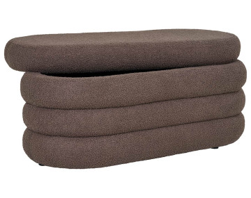 Pouf avec rangement en...