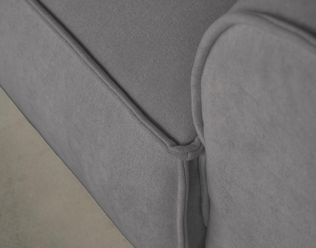 Canapé modulable d'angle gauche 5 places en tissu texturé Felix