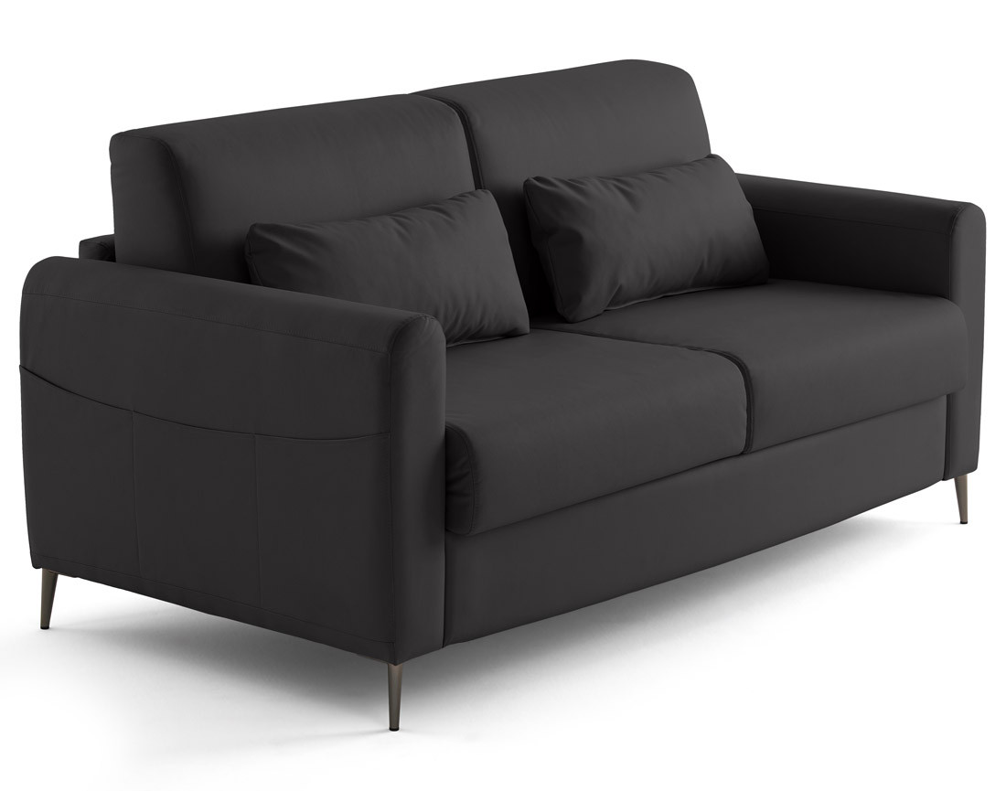 Canapé 3 places convertible express quotidien en simili Owen