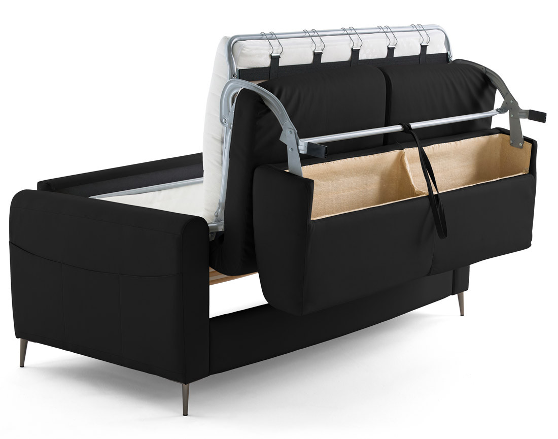 Canapé 3 places convertible express quotidien en simili Owen