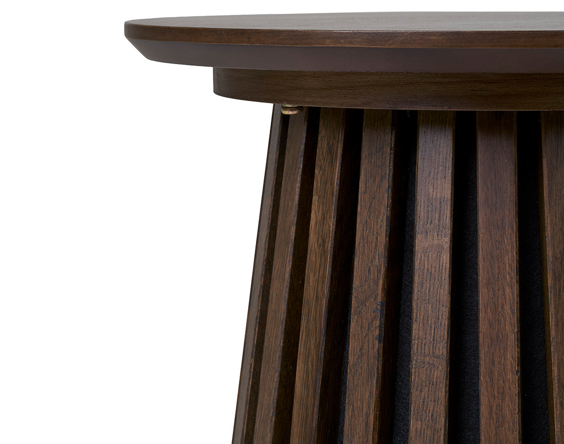 Bout de canapé en chêne 50 cm Kala