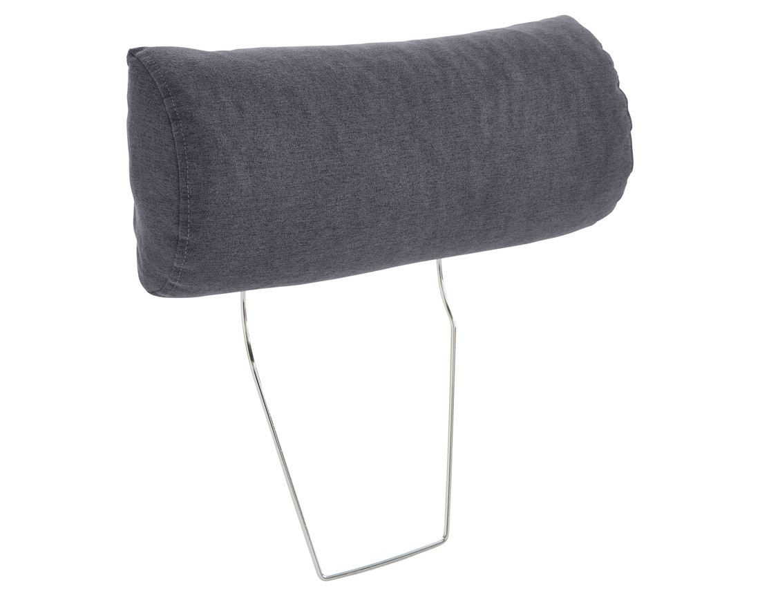 Canapé d'angle réversible 4 places avec têtières amovible en tissu Barrie