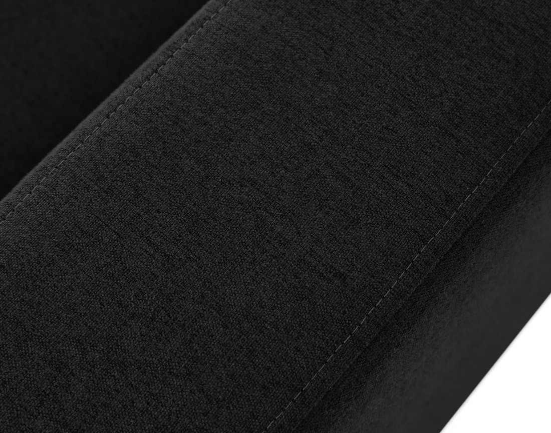 Canapé d'angle réversible 4 places avec têtières amovible en tissu Barrie