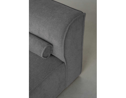 Module d'assise d'angle réversible en tissu texturé Felix